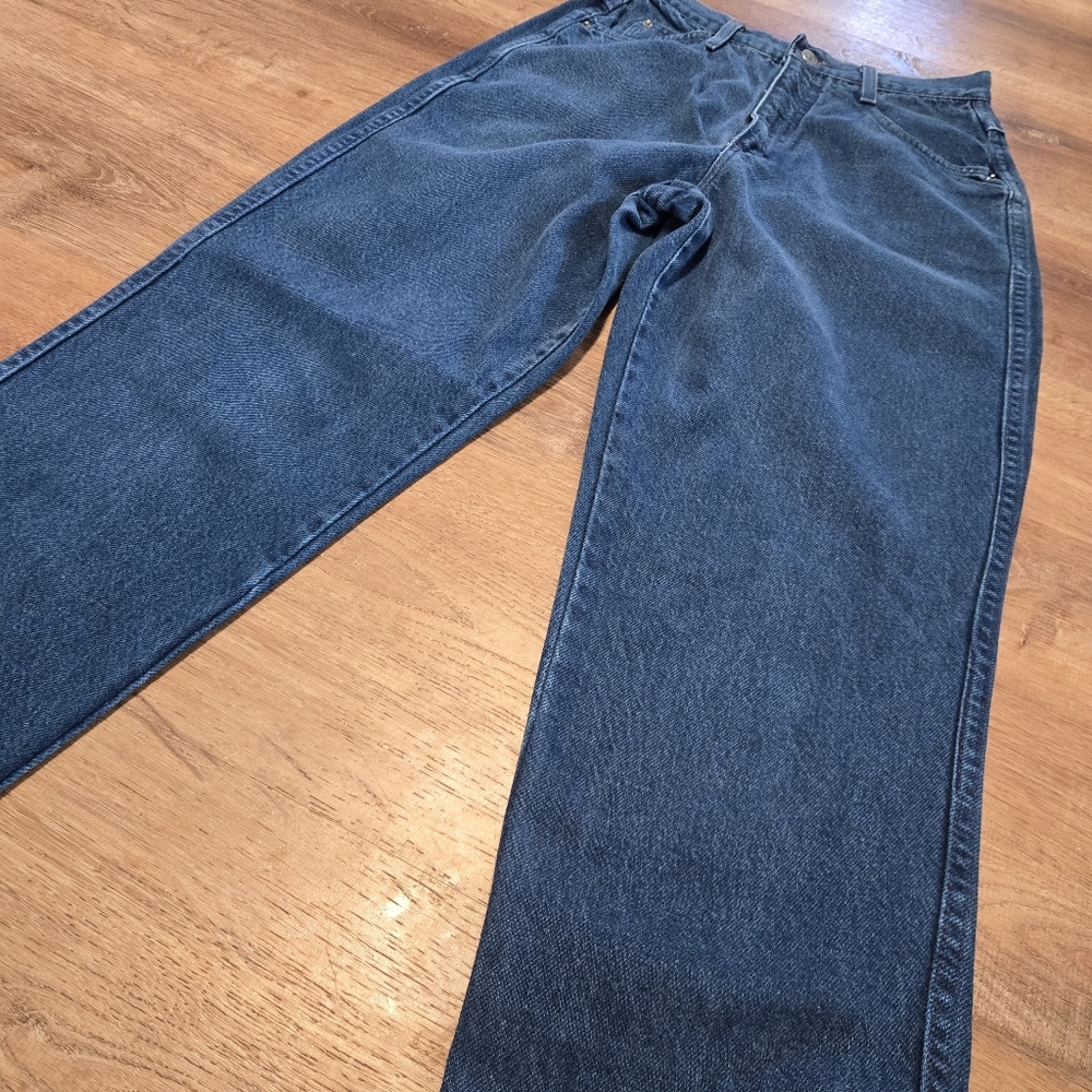 Vintage 90s Bonjour Classic High Rise Women's Jeans in Blue Size 11/12 - Picture 2 of 8